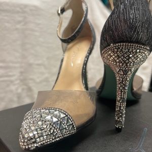 Betsy Johnson studded heels.